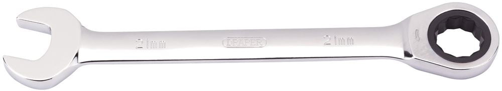 Draper 21.0MM RATCHETING SPANNER 31020 Draper HI-TORQÂ® Metric Ratcheting Combination Spanners