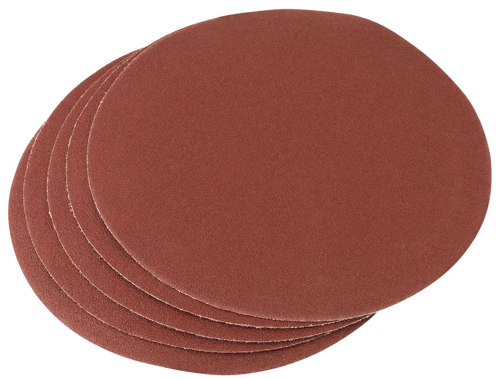 Draper 100G H&L 200MM SAND.PK5 23358 Hook and Loop Aluminium Oxide Sanding Discs (200mm)