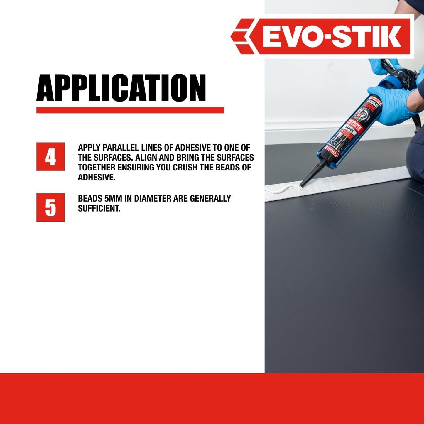 EVO-STIK Sticks Like Sh*t Turbo Adhesive, White , All Weather, Fast Setting, Extreme Temperature & Movement Resistant, 290ml