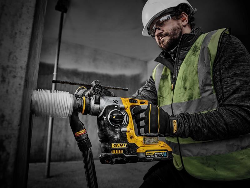 DeWalt DCH273H2T XR Brushless SDS Plus 3 Mode Hammer 18V 2 x POWERSTACK 5.0Ah Li-ion