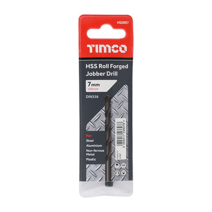 TIMCO HSS-R Jobber Drill Bit 7.0mm Pack 10