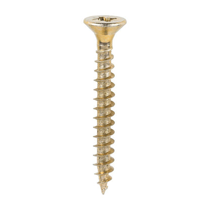 TIMCO Solo Woodscrew PZ3 CSK ZYP 6.0 x 50 Gold Pack 200