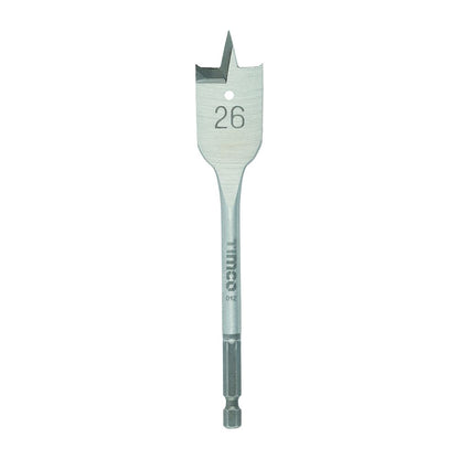 TIMCO Flat Wood Bit 26.0 x 152 Pack 1