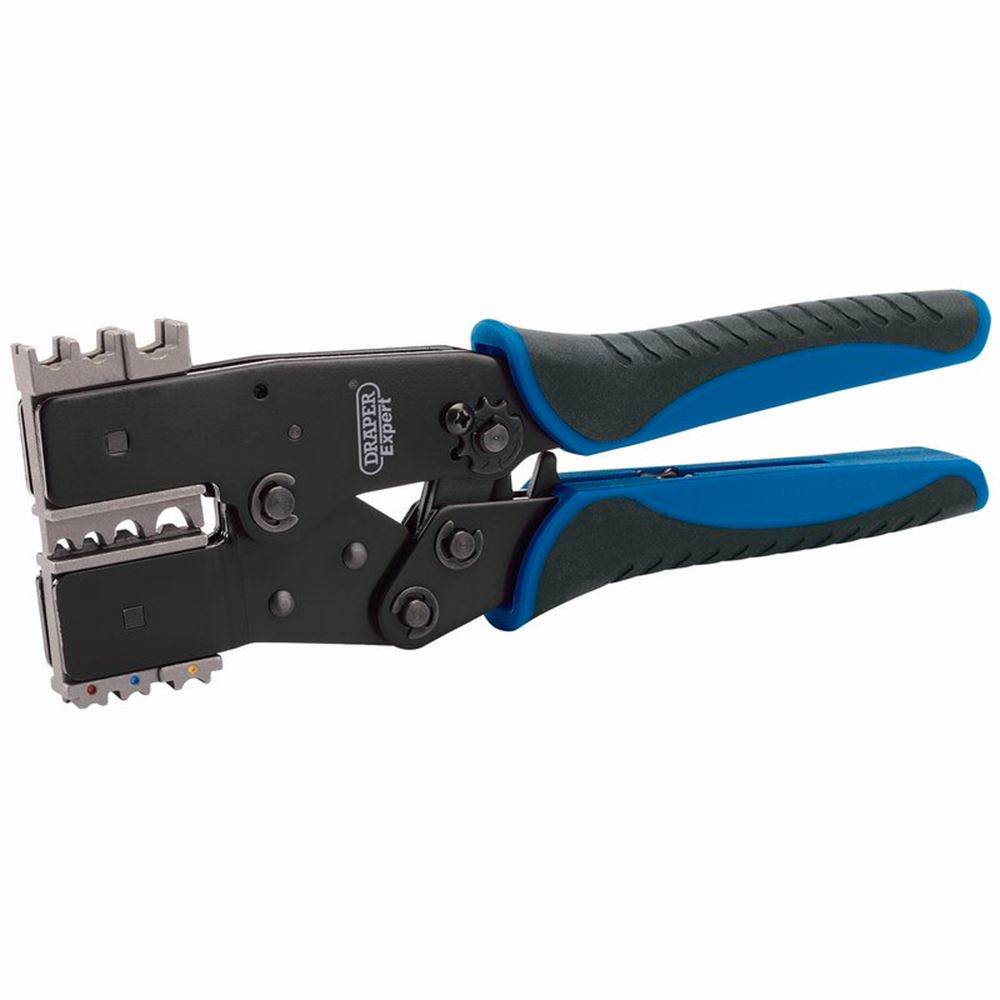 Draper 220MM QUICK CHANGE CRIMP TOOL 64336 220mm Quick Change Ratchet Crimping Tool