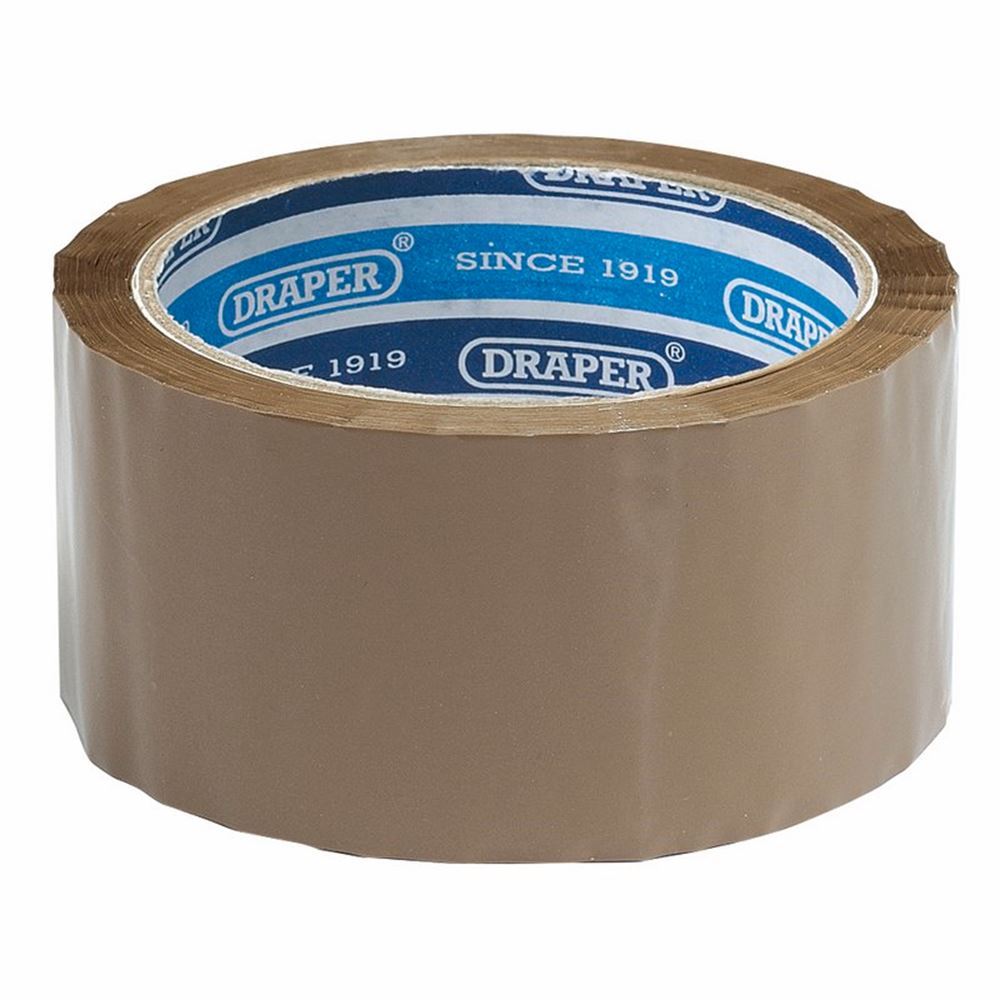 Draper PACKING TAPE 66M X 48MM 63388 66M x 50mm Packing (Security) Tape Roll