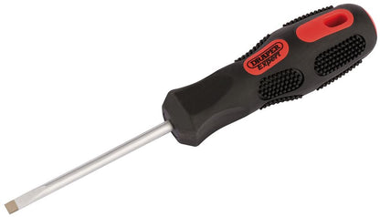 43376 Draper Expert Expert Plain Slot Parallel Tip Screwdriver, 5 x 75mm (Sold Loose) General Purpose Screwdrivers Professional Trade DIY Workshop G