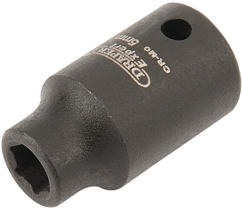 Draper 5MM IMPACT SOCKET 1/4DR 05005 1/4" Sq. Dr. Draper Expert HI-TORQÂ® Metric Impact Sockets