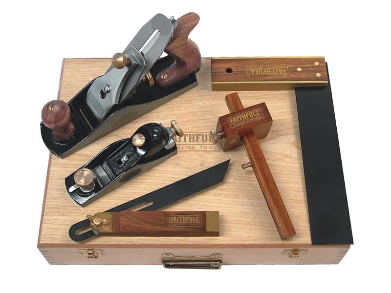 Faithfull FAICARPSET Carpenter's Tool Kit, 5 Piece |