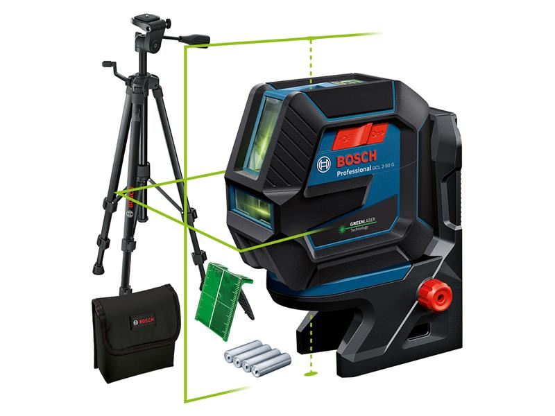 BSH GCL 2-50 G Professional Combi Laser + Mount & Tripod