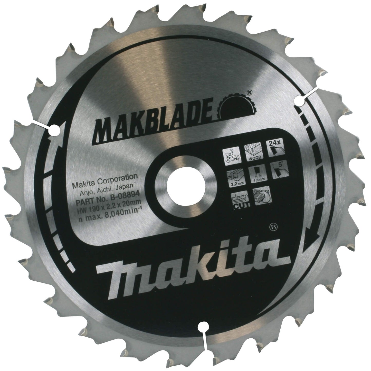 Makita B-08632 MAKBLADE PLUS 216mm x 30mm