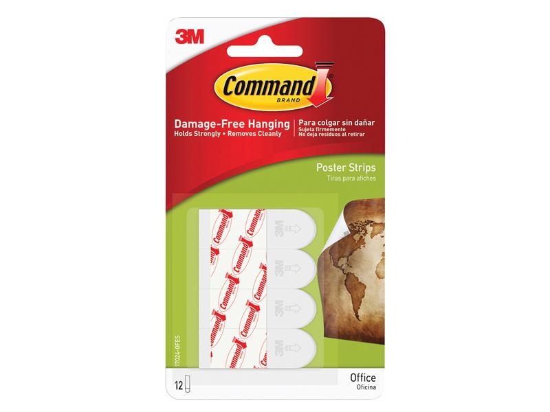 Command� 17024 Poster Strips (Pack 12)