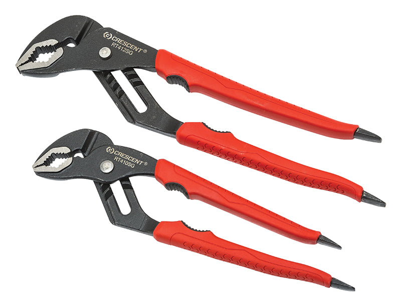 Crescent® RT400SGSET2 Super Grip Tongue & Groove Pliers Set, 2 Piece (254mm & 305mm)