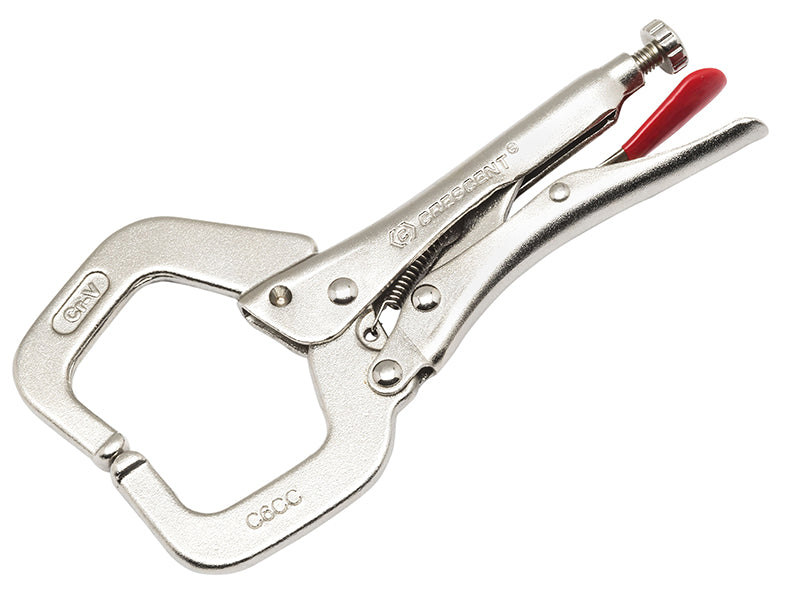 Crescent� C6CCVN Locking C-Clamp with Regular Tips 150mm (6in)