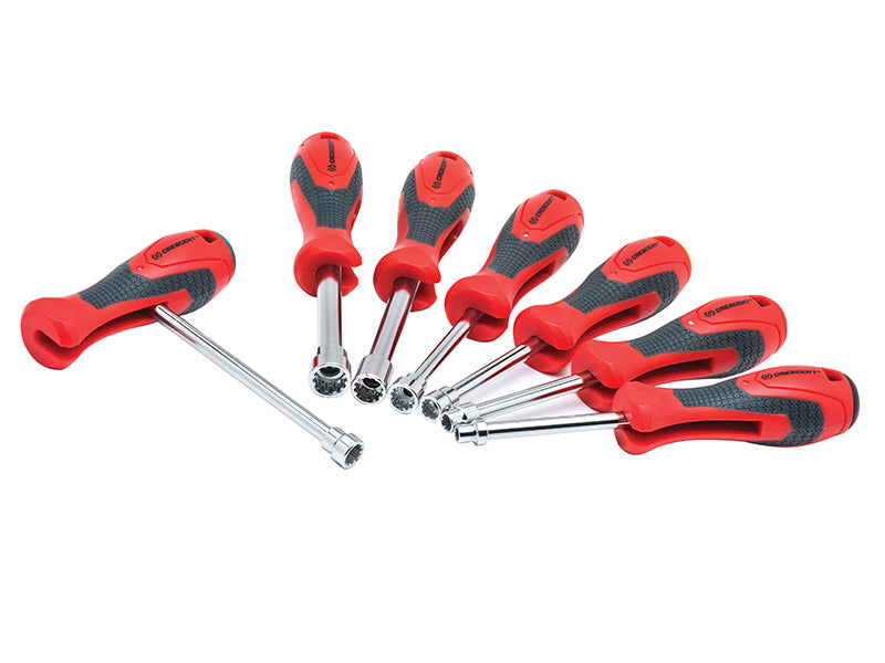 Crescent� CNDS7V Universal Quick Convert T-Handle Nut Driver Set, 7 Piece