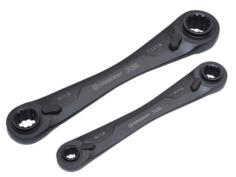 Crescent� CX6DBM2 X6� Ratcheting Spanner Set, 2 Piece