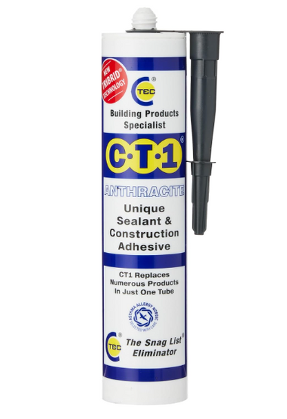 CT1 Anthracite TRIBRID Multi-Purpose Sealant & Adhesive 290ml Flexible Odourless