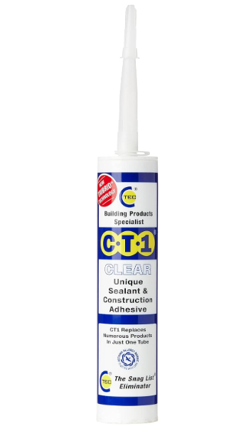 CT1 Clear TRIBRID Multi-Purpose Sealant & Adhesive 290ml Flexible Odourless