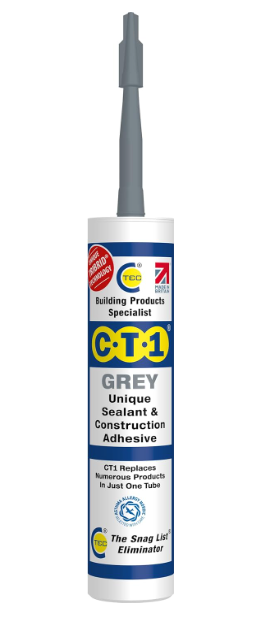 CT1 Grey TRIBRID Multi-Purpose Sealant & Adhesive 290ml Flexible Odourless