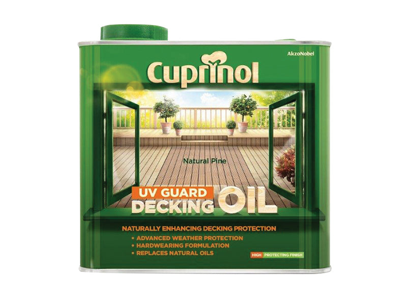 Cuprinol 5122412 UV Guard Decking Oil Natural Pine 2.5 litre