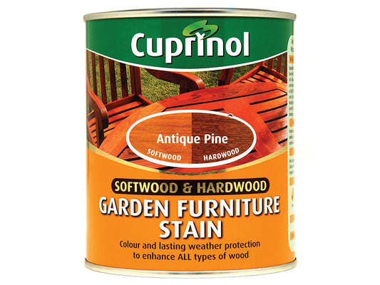 Cuprinol 5158526 Softwood & Hardwood Garden Furniture Stain Antique Pine 750ml