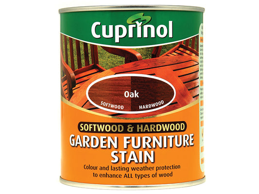 Cuprinol 5158525 Softwood & Hardwood Garden Furniture Stain Oak 750ml