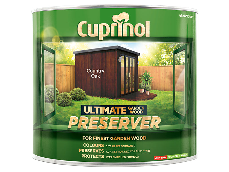 Cuprinol 5206068 Ultimate Garden Wood Preserver Country Oak 1 litre