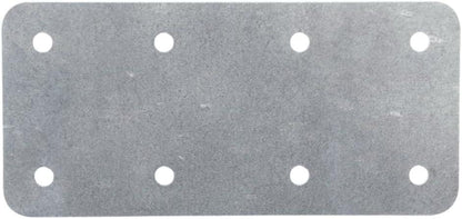 Perry 4718 SleeperSecure Short Internal Straight Support Plate Galvanised for Timber Railway Sleepers Raised Beds Garden Borders Landscaping and Retaining Walls