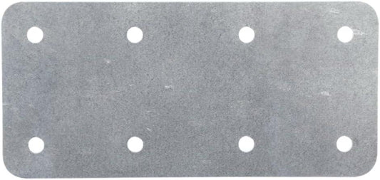 Perry 4718 SleeperSecure Short Internal Straight Support Plate Galvanised for Timber Railway Sleepers Raised Beds Garden Borders Landscaping and Retaining Walls