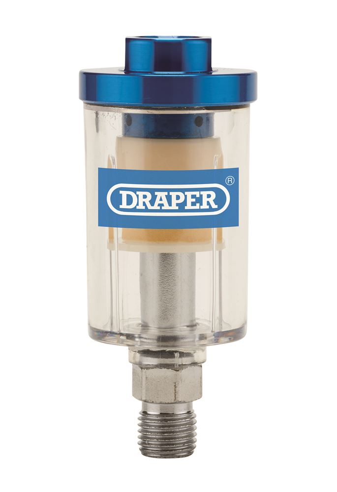 Draper INLINE WATER TRAP & FILTER 28369 28369 Inline Water Trap and Filter