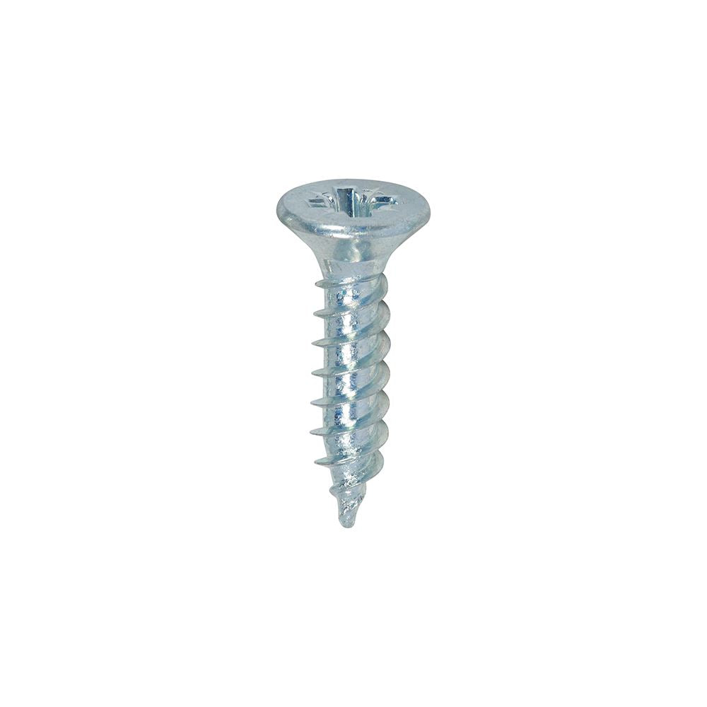 TIMCO Twin Woodscrew PZ2 CSK Zinc 8 x 3/4 Silver Pack 200