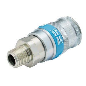 Draper VERTEX COUPLING BODY 1/4M 51402 PCL Vertex Slim Air Line Couplings (display packed)