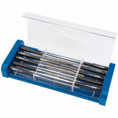 Draper 10 PC DIAMOND NEEDLE FILE SET 36326 Diamond Needle File Set, 140mm (10 Piece)