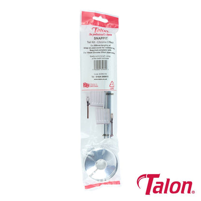 TIMCO Snappit Kit - Chrome 15mm x 200mm x 18mm Pack 2