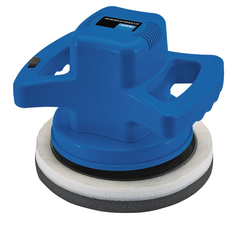56628 Draper Storm Force Storm Force 230V Polisher, 240mm, 110W POL110SF Polishers Professional Trade DIY Workshop Garage Use