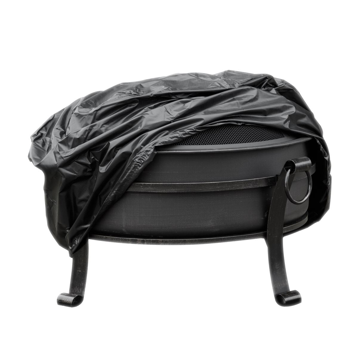 Dellonda DG118 Fire Pit, Fireplace, Outdoor Patio Heater PVC Cover, Water-Resistant, Heavy-Duty | Water Resistant | PVC fire pit cover for outdoor