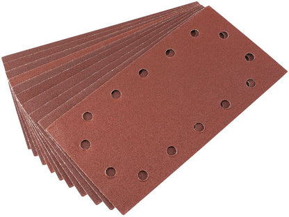 Draper SANDING SHEET 115X227 (10)100G 92321 Aluminium Oxide Sanding Sheets (115 x 227mm)