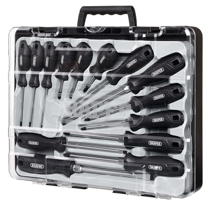 Draper SET 5 - 14PC SET - REGULAR (L) Hard Grip Screwdriver Set (14 Piece)