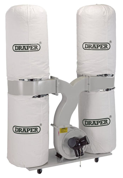 Draper 2200W 300L DUST EXTRACTOR 80947 300L Portable Dust/Chip Extractor (2200W)