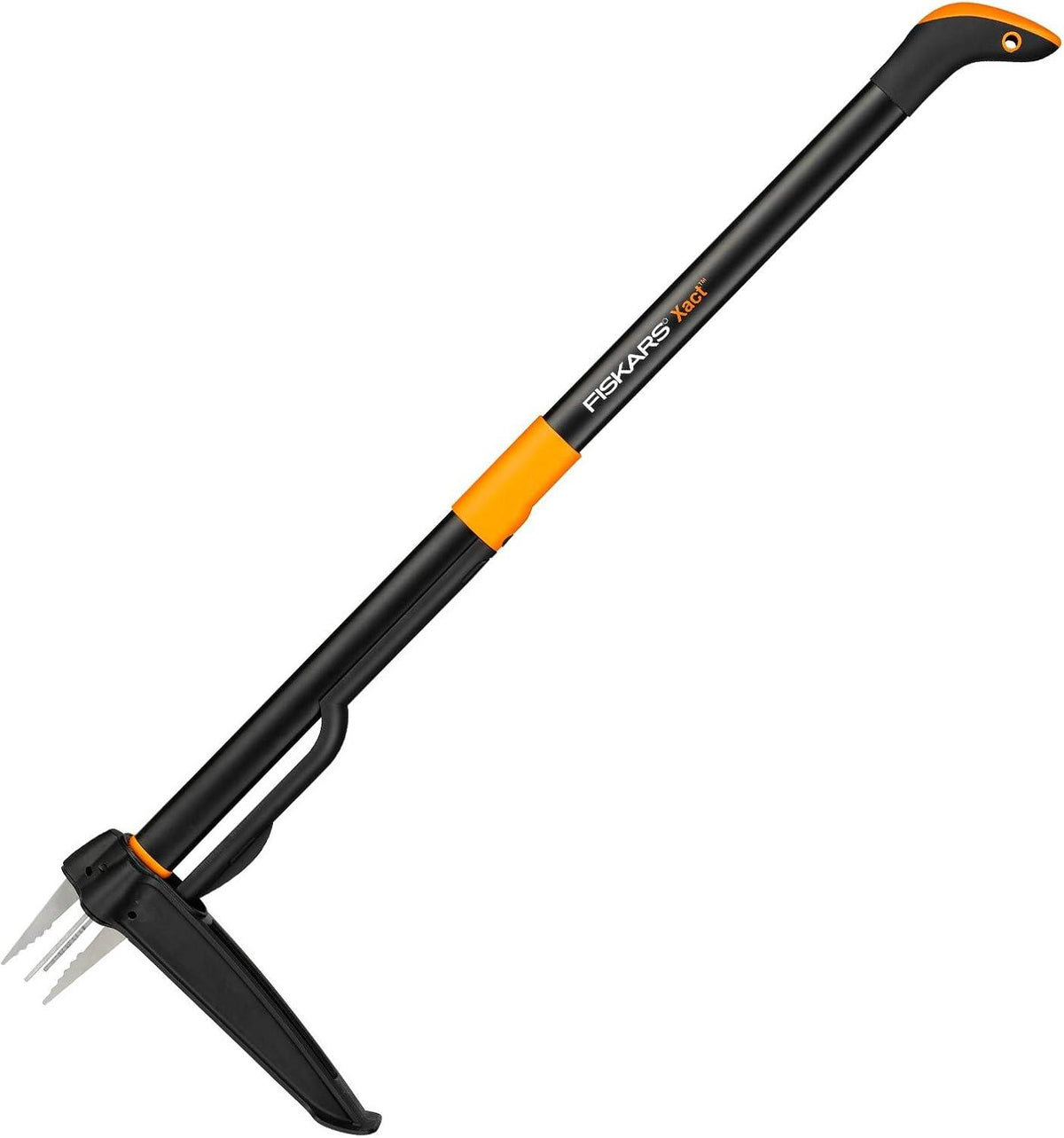 Fiskars Xact Weed Puller 1020126 Long Handle Lawn Weed Remover Tool Root Remover