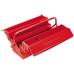 Draper CANTILEVER TOOLBOX 530X200X210 88904 Extra Long Four Tray Cantilever Tool Box, 530mm