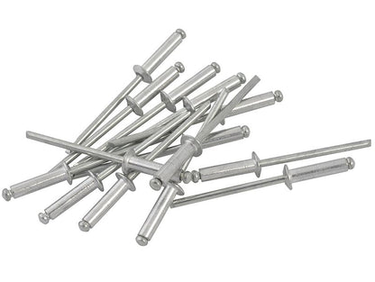 Faithfull FAIAR3L100 Aluminium Rivets 3.2 x 13mm Long Pre-Pack of 100 |