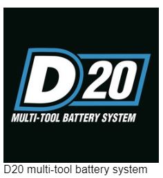 Draper D20 20V BRUSHLESS 1/2" MID-TORQUE IMPACT WRENCH (400NM) - BARE 99250