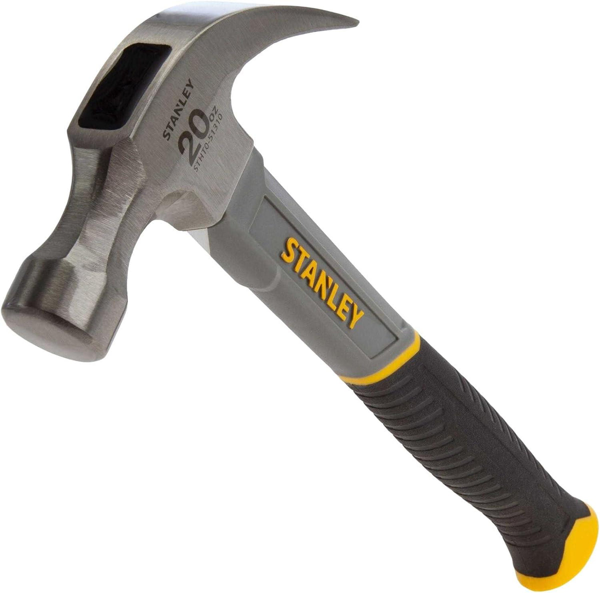 STANLEY STHT0-51310 Curved Claw Hammer Fibreglass Shaft 570g (20oz)