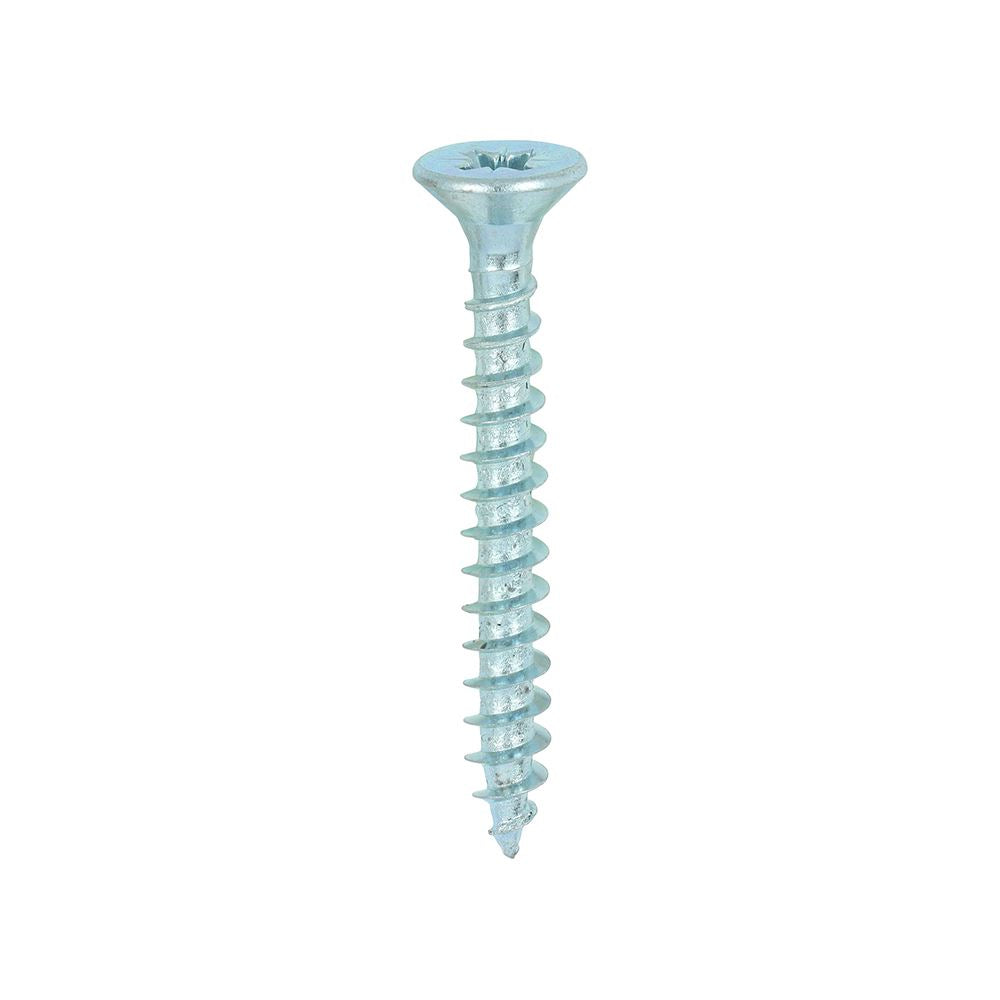 TIMCO Solo Woodscrew PZ3 CSK Zinc 6.0 x 50 Silver Pack 200