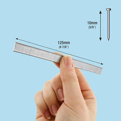 Tacwise 0392 Type 18G 10 mm Brad Nails Galvanised Pack of 5000 for Nail Staple Guns Trade Fixing