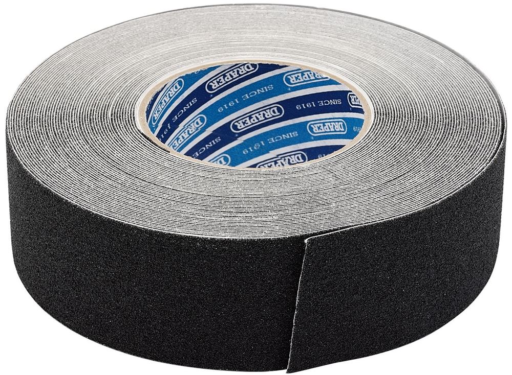 Draper BLK. SAFETY GRIP TAPE 18MX50MM 66234 Black Safety Grip Tape Rolls