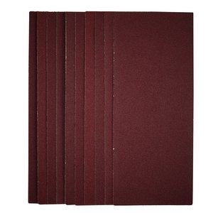 Draper SANDING SHEET 115X280MM 80G 56329 56329 1/2 Sanding Sheets, 115 x 280mm (Pack of 10)