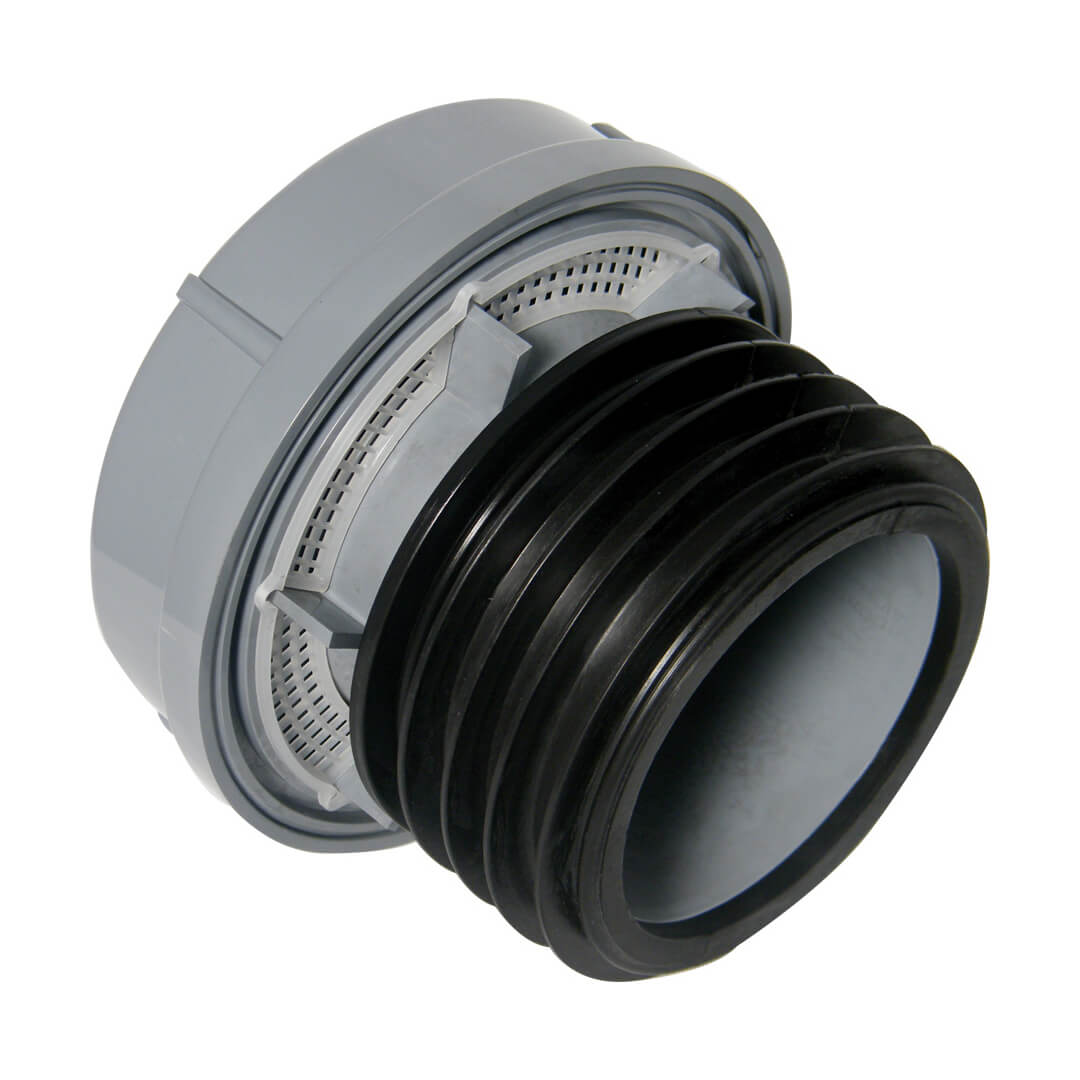 110MM AIR ADMITTANCE VALVE - EXTERNAL PUSH FIT  GREY
