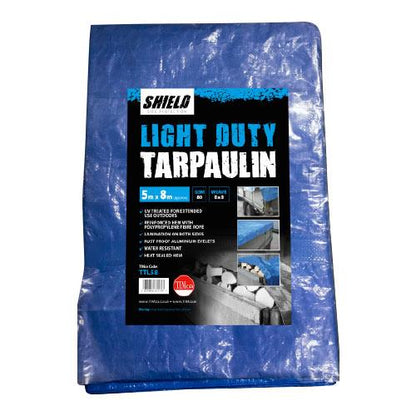 Timco Light Duty Tarpaulin Waterproof Ground Sheet Cover Camping Garden