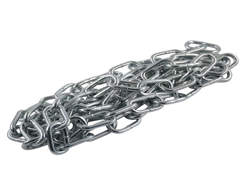 Faithfull FAICHCUT60Z Zinc Plated Chain 6mm x 2.5m - Max Load 250kg |